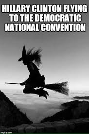 Image result for Hillary as a witch meme