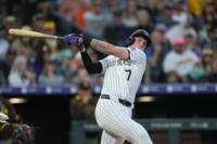 Padres Rockies Baseball