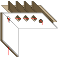 Electrical - How can I run Cat5e cable through a completely finished