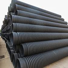 Pn8, Pn10 HDPE Double Wall Corrugated PE Drainage Pipe ...