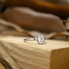 Bezel Set Solitaire Sterling Silver 1.50 CT Moissanite ...