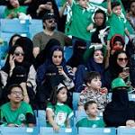 السعوديات يدخلن استادات كرة القدم