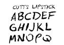 Font lipstick