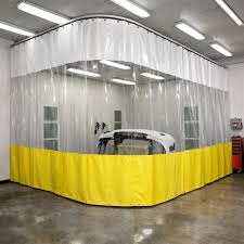 Paint Booth Curtains | Body Shop & Spray Booth Containment ...