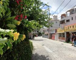 国際通りの裏路地の画像