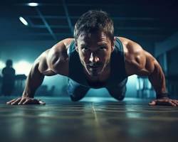 Image of person performing pushups