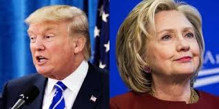 Risultati immagini per clinton e trump