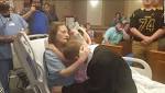  A mom with terminal cancer sees her son graduate in a special hospital ceremony