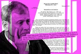 A New Supreme Court Leak Shows John Roberts at His Worst