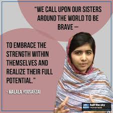 Malala Yousafzai was shot by the Taliban one year ago for speaking ... via Relatably.com