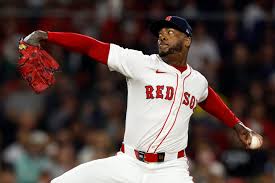 Aroldis Chapman has been a key player for the Red Sox this season