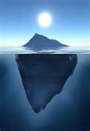 The tip of the iceberg | Trinity and Humanity via Relatably.com