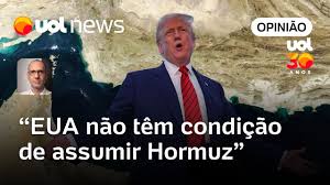Charleaux: EUA não têm condição de assumir Hormuz como Trump propaga