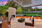 Concrete outdoor fireplace Sydney