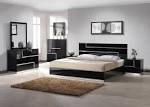 Black shiny bedroom furniture Sydney