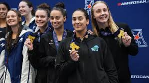 Tulane y otras universidades destacan en tercer día de competencias de natación y salto en los campeonatos de la Conferencia Americana