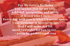 Boyfriend Birthday Poems - Page 1 via Relatably.com