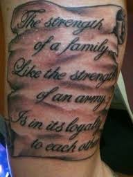 Loyalty Quotes Tattoos. QuotesGram via Relatably.com