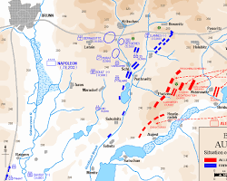 Image of Battle of Austerlitz map
