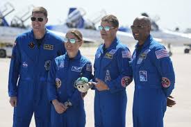 Artemis II Astronauts Arrive at Florida Launch Site for First Moon Trip in 53 Years