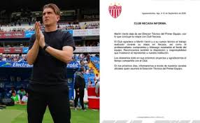 Destituyen a Martín Varini como técnico del Necaxa tras derrota ante Puebla