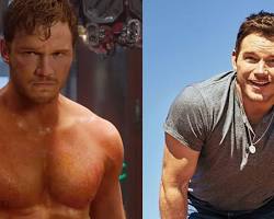 Image of Chris Pratt before and after transformation