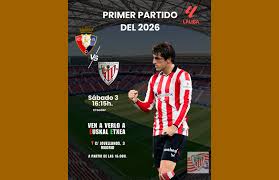 Primer derbi del año en El Sadar, entre Osasuna y el Athletic, síguelo desde Euskal Etxea