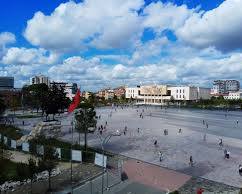 Image of Skanderbeg Square, Tirana, Albania