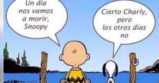 Resultado de imagen de snoopy un dia moriremos