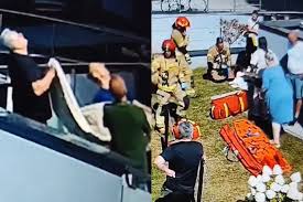 Criança de 4 anos cai da varanda do 5º andar e é salva por 3 homens