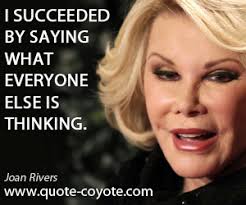 Funny Joan Rivers Quotes. QuotesGram via Relatably.com