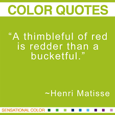 Quotes About Color by Henri Matisse | Sensational Color via Relatably.com
