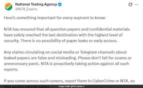 NEET UG 2026 Exam: NTA Issues Warning Over Fake Paper Leak Claims On Social Media