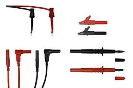 Test Lead Kit #2 SILICONE for DMM by Fluke, Craftsman, etc ...