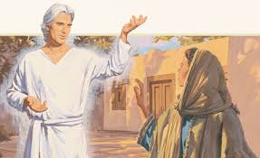 Resultado de imagem para anjo gabriel e maria