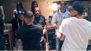 Image result for what is happening between chris brown and wizkid