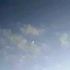 Waxing crescent moon