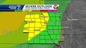 Omaha Weather: Severe Storms Possible Early and Late Wednesday