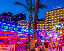 Image of Benidorm nightlife, Spain