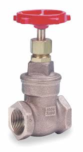 MILWAUKEE VALVE, 2 1/2 in, Bronze, Gate Valve - 1WEC8