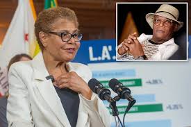 Samuel L. Jackson gives monotone endorsement of Karen Bass — as she pulls Hollywood favors to fight off surging Spencer Pratt