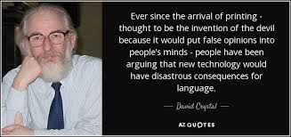 TOP 24 QUOTES BY DAVID CRYSTAL | A-Z Quotes via Relatably.com
