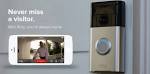 Ring WiFi 720p Video Doorbell - Satin Nickel: Smart Locks Smart