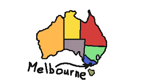 Image result for melbourne on map