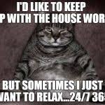 Lazy Cat Meme Generator - Imgflip via Relatably.com
