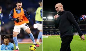 Pep Guardiola says there was 'no specific reason' for recalling Phil Foden 
for Man City vs Chelsea