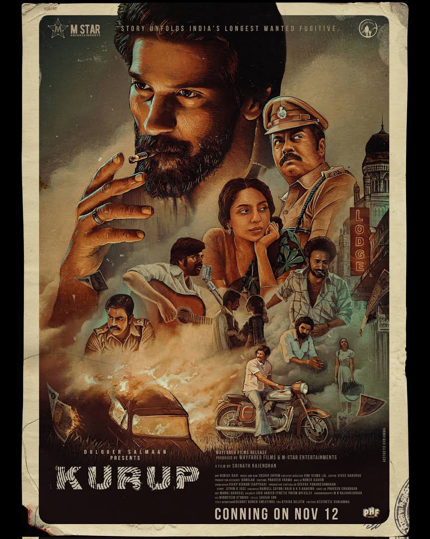 Download Kurup (2021) Dual Audio [Hindi ORG + Malayalam] WeB-DL 480p | 720p | 1080p