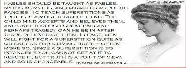 Hypatia Quote Facebook Profile Cover #611958 via Relatably.com