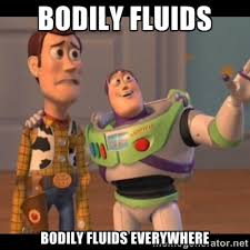 Bodily fluids Bodily fluids everywhere - Buzz Lightyear Everywhere ... via Relatably.com