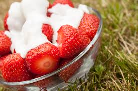 Image result for strawberries and cream